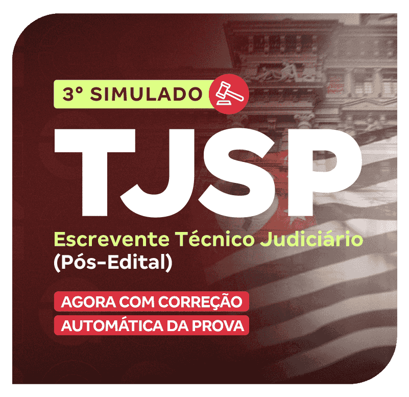 Tj Sp Simulado Escrevente T Cnico Judici Rio P S Edital